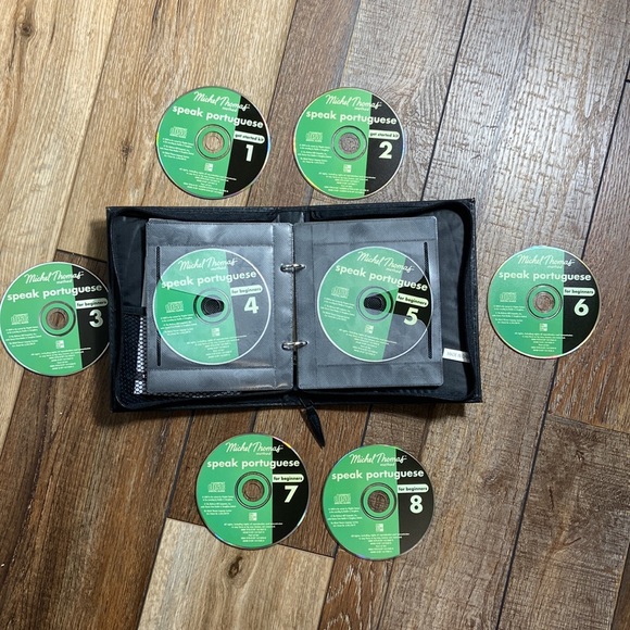 Michel Thomas Method Learn to Speak Portuguese 8 CD Set with Case - Picture 2 of 11
